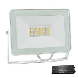 Proiector, LED, VEGA50, Slim, 50W, 3000K, Alb, + Kit Emergenta, IP65