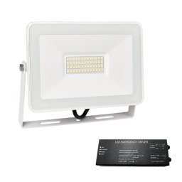 Proiector, LED, VEGA50, Slim, SMD, 50W, 4000K, Alb, + Kit Emergenta, IP65