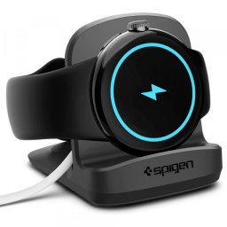 Suport Spigen S354 pentru Incarcator Wireless Google Pixel Watch, Negru AMP05796
