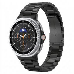 Curea Spigen Modern Fit 316L pentru Samsung Galaxy Watch9 / Watch8 / Watch8 Classic Series, Neagra AMP11608