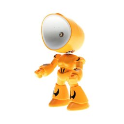 LED Lampă de birou LED/0,06W/3xLR41 robot galbenă