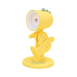 Lampă de birou LED/0,06W/3xLR41 dinozaur galbenă