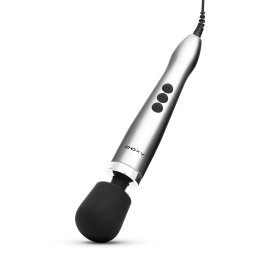 Doxy 2.0 Die Cast Max Plug‑In Wand Massager Metal Silver