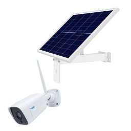 Pachet camera supraveghere wireless PNI House IP55 5MP cu panou solar 60W