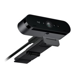 Camera web Logitech BRIO 4K 13MP HDR cu Windows Hello si 2 microfoane