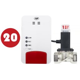 Set 20 kituri detector gaz si monoxid de carbon PNI cu electrovana 3/4