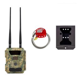 Camera de vanatoare PNI Hunting 400C PRO 24MP 4G, kit cu carcasa si cablu