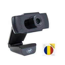 Webcam PNI CW1850 Full HD 1080P cu microfon, USB si suport clip-on