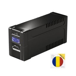 Pachet UPS SilverCloud SafePC 650AVR 360W cu Sticky Pad Drapel inclus