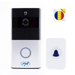 Interfon video inteligent PNI SafeHome PT710B WiFi HD cu sonerie inclusa