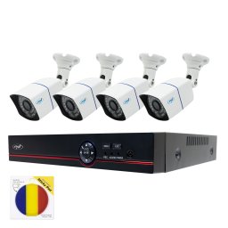 Sistem supraveghere video PNI House PTZ1500 5MP cu 4 camere