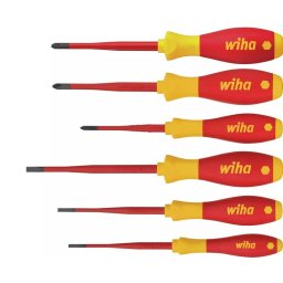 Set surubelnite izolate Wiha 3201 K6, 6 piese pentru electricieni