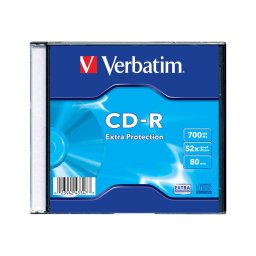 CD-R Verbatim 52X 700MB 1 Bucata Slim Case