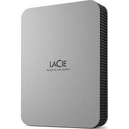 Hard disk extern Lacie Mobile Drive V2 5TB USB-C 3.0 Moon Silver