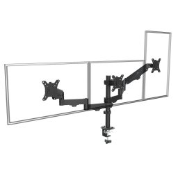 Suport de Birou MACLEAN MC-137 pentru 3 Monitoare 17-27Inch 2-8KG Negru