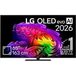 Televizor Smart LG OLED Evo AI 65G63LS 65Inch / 163CM 4K Ultra HD WebOS Wi-Fi Clasa E (Model 2026)