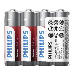 PH POWER ALKALINE AA 4-FOIL W/ STICKER