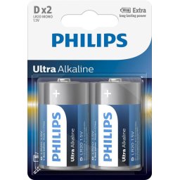 BATERII PH ULTRA ALKALINE D 2 BUC