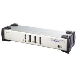 Switch KVM ATEN CS1744 4-Port USB Dual View KVMP Switch (2xVGA cards) 2-port USB Hub, Audio