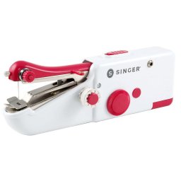 Stitch Sew Quick Mini mechanical sewing machine AA Battery White