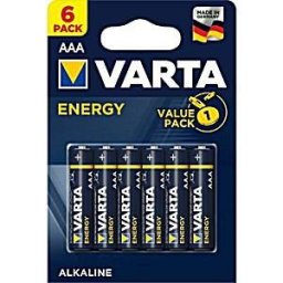 Baterii Varta Hight Energy tip AAA 1.5 V, blister 6 bucati