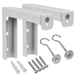 Set suporti pentru ecrane de proiectie Maclean, din otel, max. sarcina 25KG (pentru set), MC-923