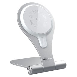 Incarcator de retea Nillkin stand with 15W MagSafe wireless charger silver (NKT11)