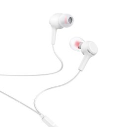 Casti Căști Wireless In-Ear Hoco Handsfree M78 El Placer, Cu microfon, 3.5 mm, 1.2m – Alb