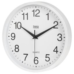Ceasuri decorative CEAS PERETE 25CM ARGINTIU TEESA