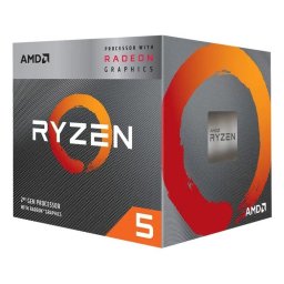 AMD CPU Desktop Ryzen 5 4C/8T 3400G (4.2GHz,6MB,65W,AM4) box, RX Vega 11 Graphics, with Wraith Stealth Cooler "YD3400C5FHSBX"