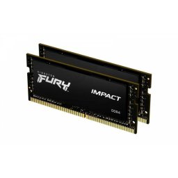 Memorie SODIMM Kingston Fury Impact DDR4 16 GB, frecventa 3200 MHz, 1 modul, radiator, "KF432S20IB/16"
