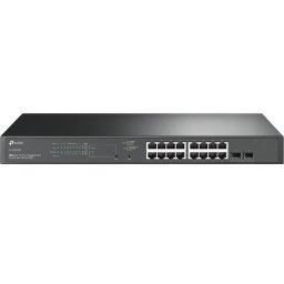 SWITCH TP-LINK " TL-SG2218P " 18 porturi JetStream Gigabit Smart Switch with 16-Port PoE+, carcasa metal "SG2218P" (timbru verde 2 lei)