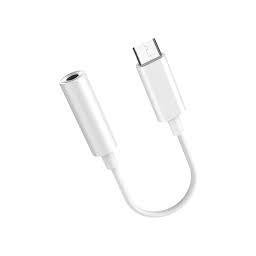 CABLU adaptor audio smartphone Apple, USB Type-C (T) la Jack 3.5 mm (M), cauciuc, lungime 0.1 m, alb, "mw2q3zm/a" (timbru verde 0.08 lei)