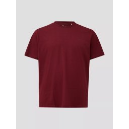 s.Oliver Big Sizes Tricou barbati big sizes, la baza gatului, din jerseu de bumbac, Rosu (SELECTATI MARIMEA: 8XL)