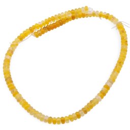 Sirag Agat galben rondele 6mm, 39cm