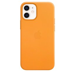 Husa Apple Husa Original Leather iPhone 12 Mini, MagSafe, California Poppy