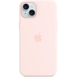 Husa de protectie Silicone Case with MagSafe pentru iPhone 15 Plus, Light Pink