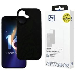 Husa Husă 3MK Silicone Case pentru Apple iPhone 16 Plus negru