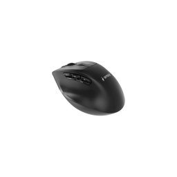 Mouse MUSW3-9B-01 Triple-mode wireless ergonomic mouse (2.4G + BT + USB), 2400 DPI, 9-button, black