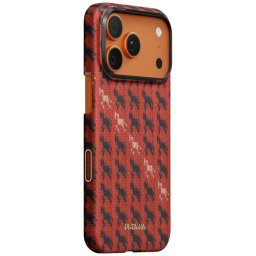 Husa Husă PITAKA Edge Case Happiness Rides In pentru iPhone 17 Pro Max cinnabar steed