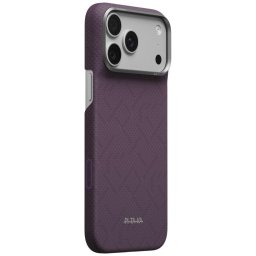 Husa Husă PITAKA Edge Case PTK Weaving-Charoite MagSafe pentru iPhone 18 Pro Max / 17 Pro Max mov