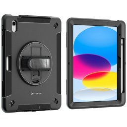 Husă robustă cu suport Rugged husă Grip pentru Apple iPad 11"(A16, 2025) / iPad 10.9" (10.Gen.)