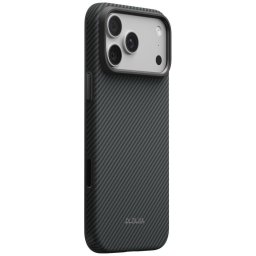 Husa Husă PITAKA Summa Case pentru iPhone 18 Pro Max / 17 Pro Max czarno-gri