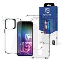 Husa 3MK Comfort Set 4in1 iPhone 15 Pro Max6.7" Set de accesorii de protecție 4w1