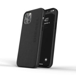 Husa Diesel Moulded Case Premium LeatherWrap iPhone 12 Pro Max negru/black 42517