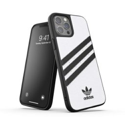 Husa Adidas OR Moulded Case PU iPhone 12Pro Max biało-negru/white-black 42239