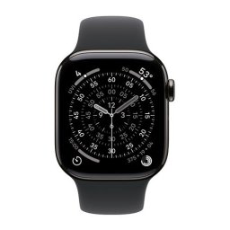 Smartwatch Watch Series 11 GPS + Cellular Slate Titanium, Black Sport Band S/M 46 mm