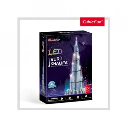 Cubic Fun - Puzzle 3D Led Burj Khalifa 136 Piese