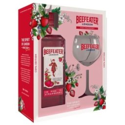 Set 2 x Gin Beefeater Pink, cu 1 Pahar, 0.7 l