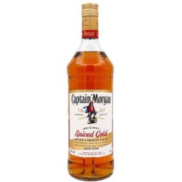Set 2 x Rom Captain Morgan Spiced Gold, Alcool 35%, 1 l